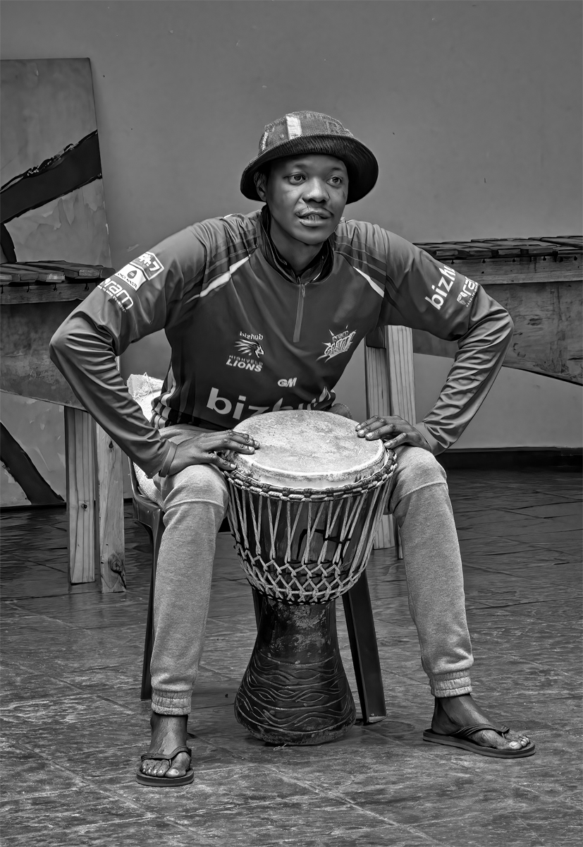 Plucinski Ruth Leading the Drum Circle Print   Mono   Class A 20260211